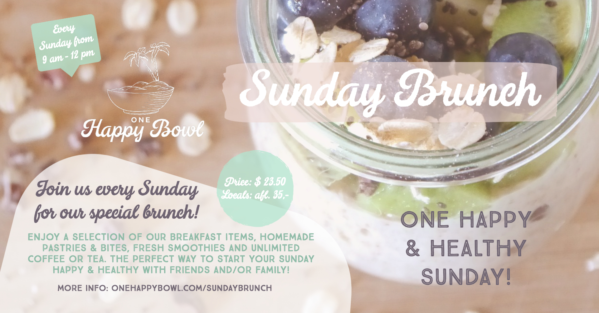 Join our Brunch every Sunday!